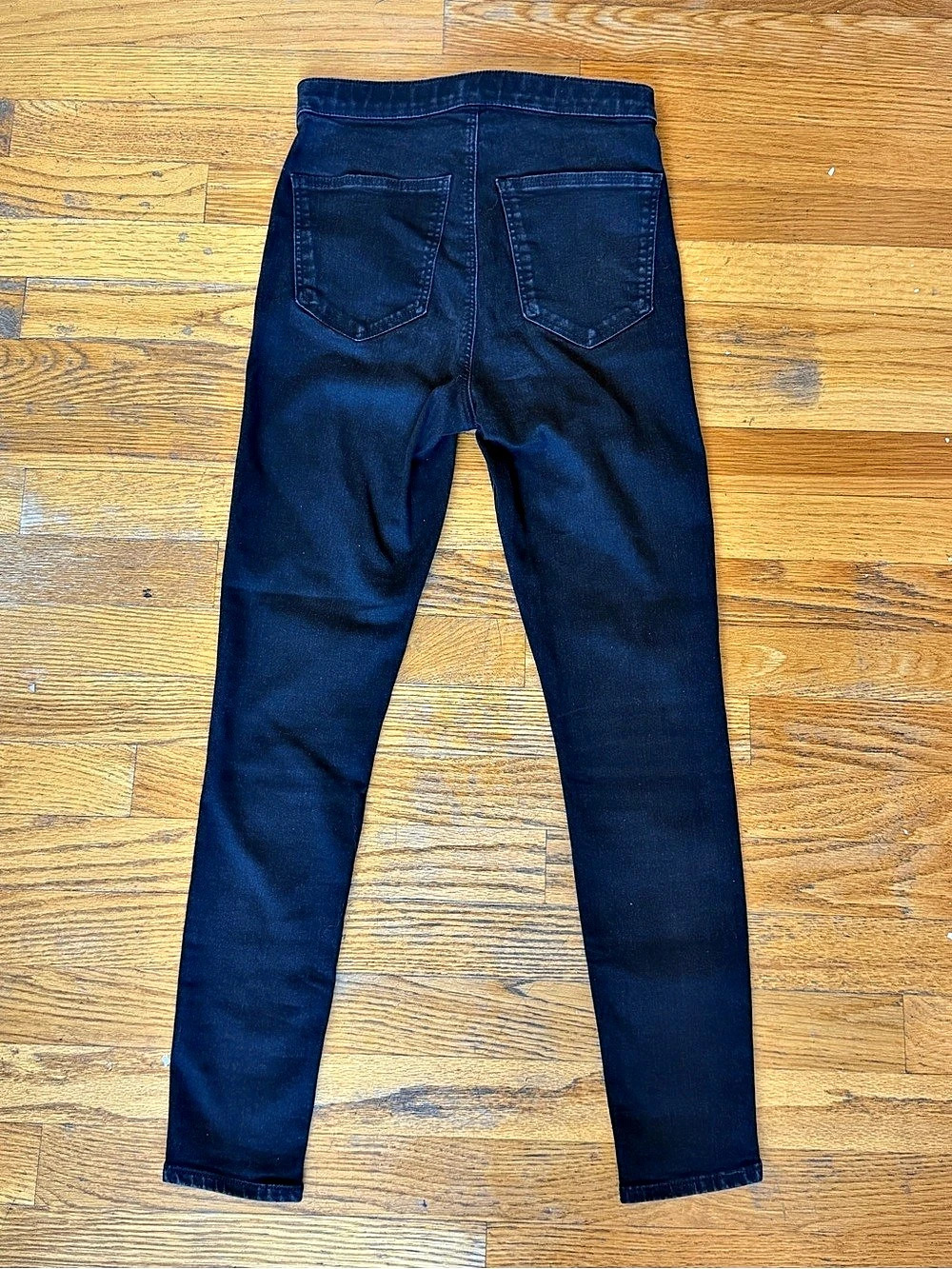 Topshop Joni Super High Rise Skinny Jeans Black W30 L30